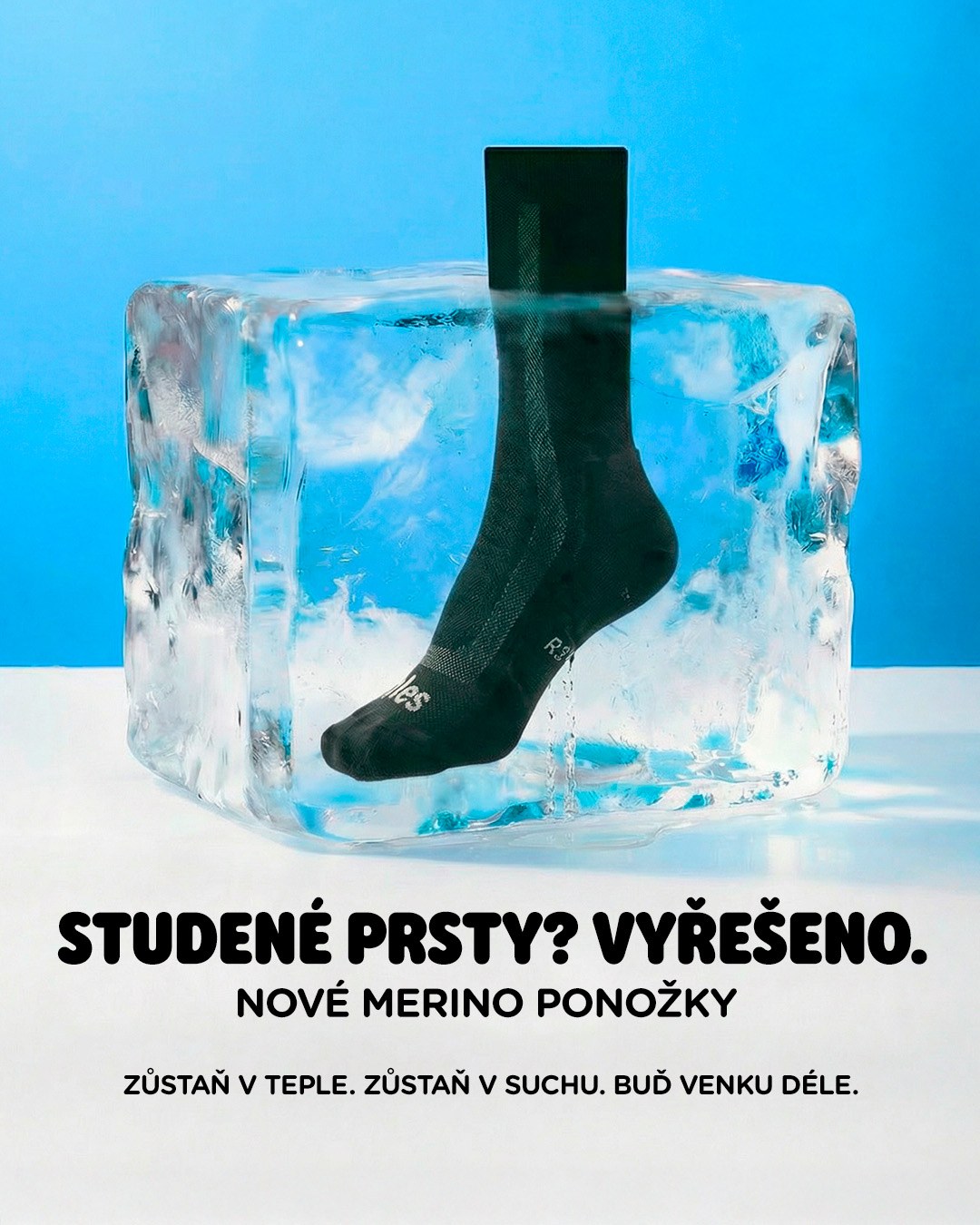 Studené prsty? Vyřešeno. Nové merino ponožky