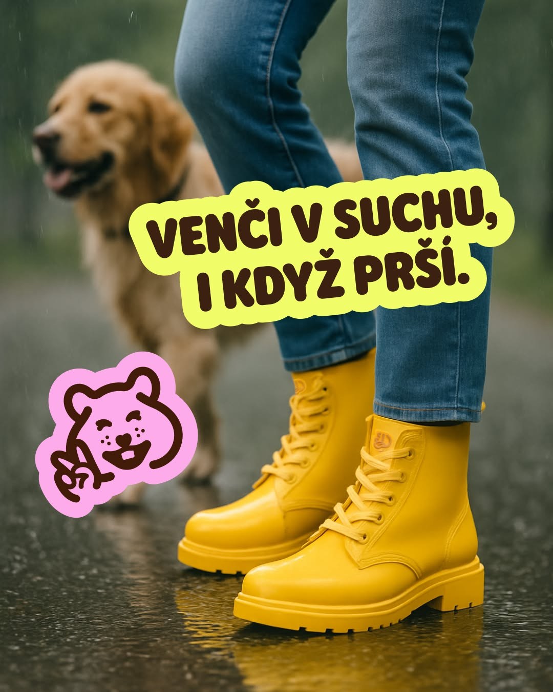 Venči v suchu, i když prší – Dedoles holínky
